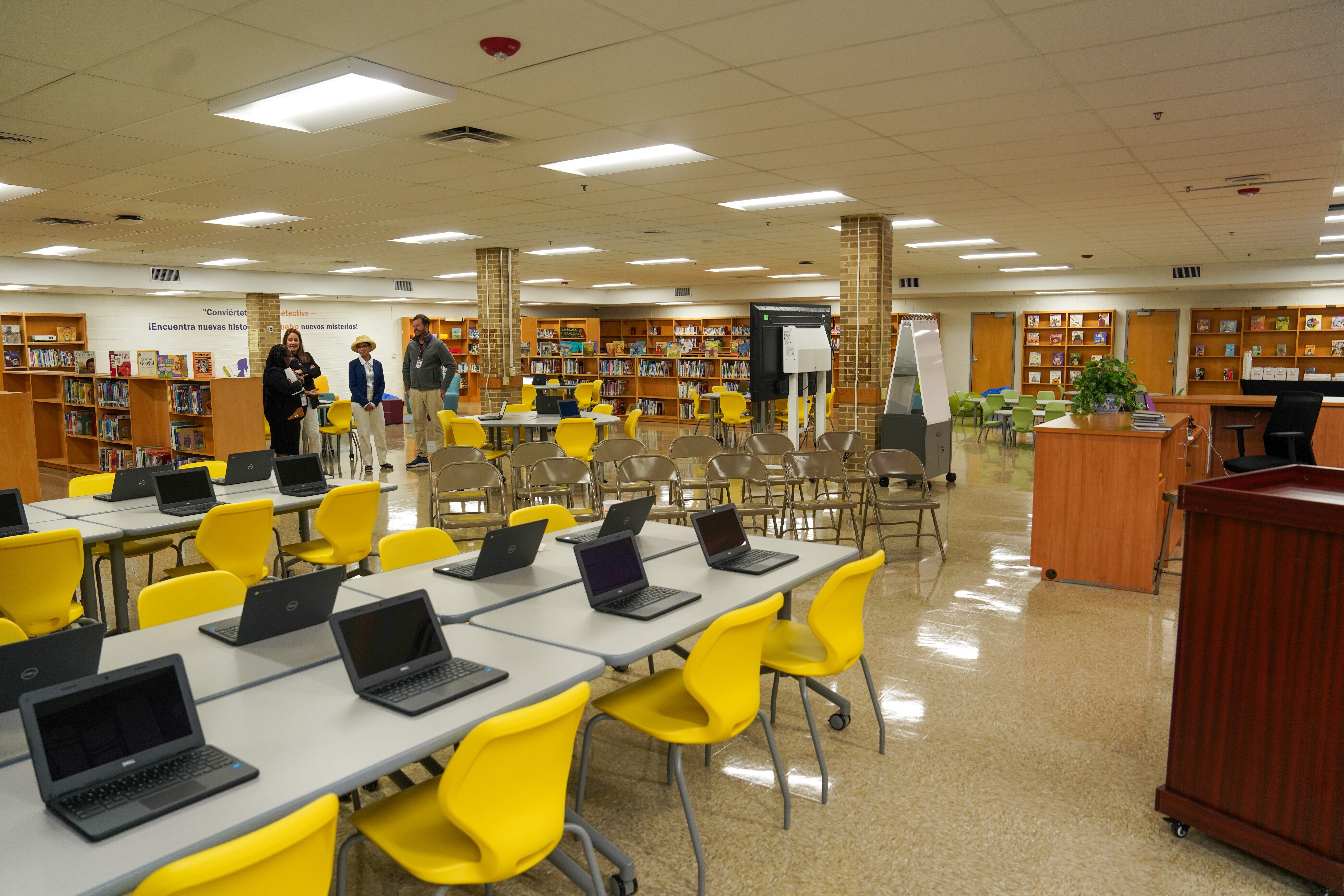empty library