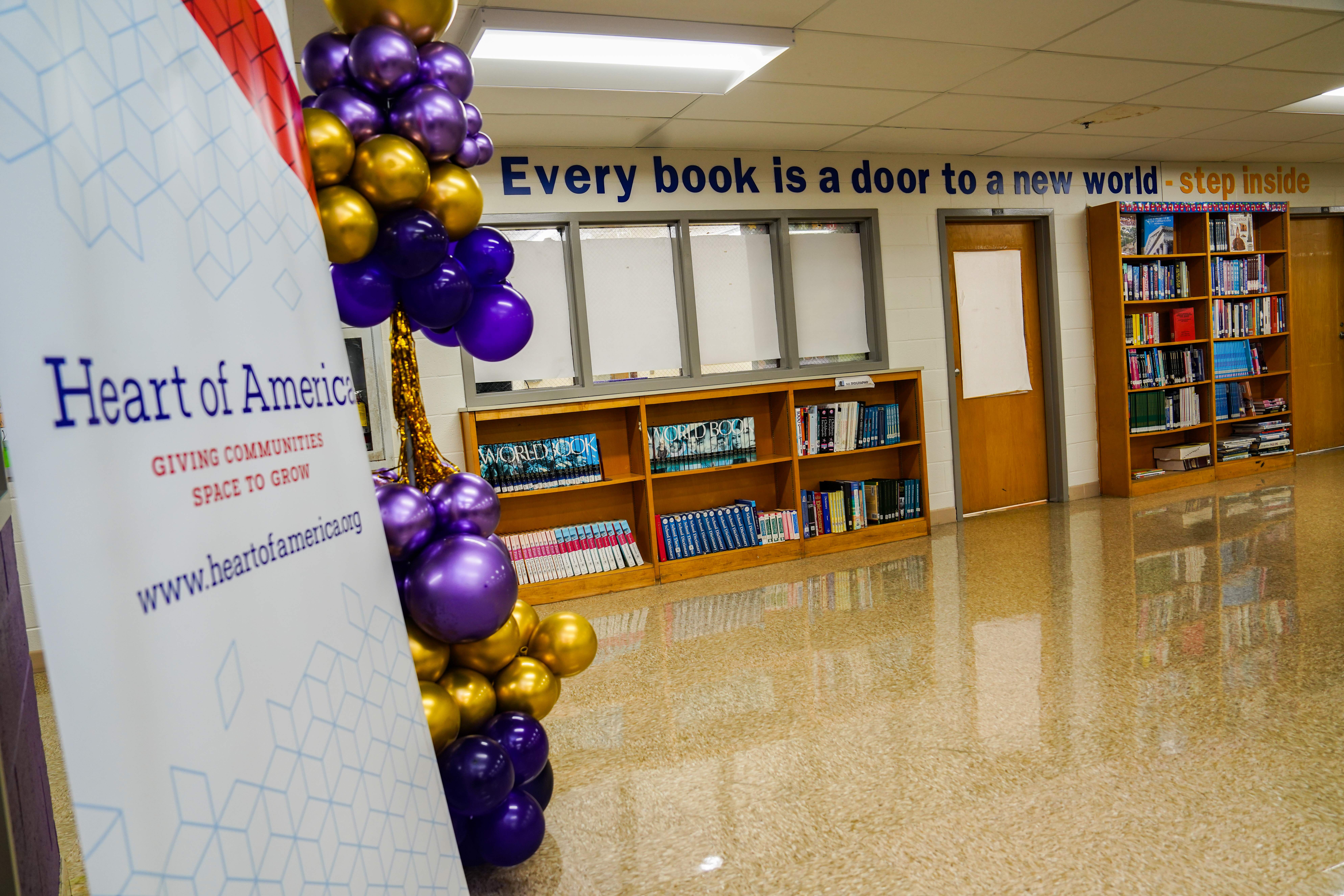library hallway