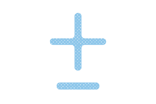 plus and minus symbols icon