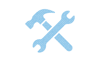 hammer and wrench icon
