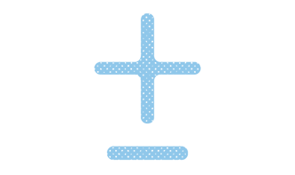 plus and minus symbols icon